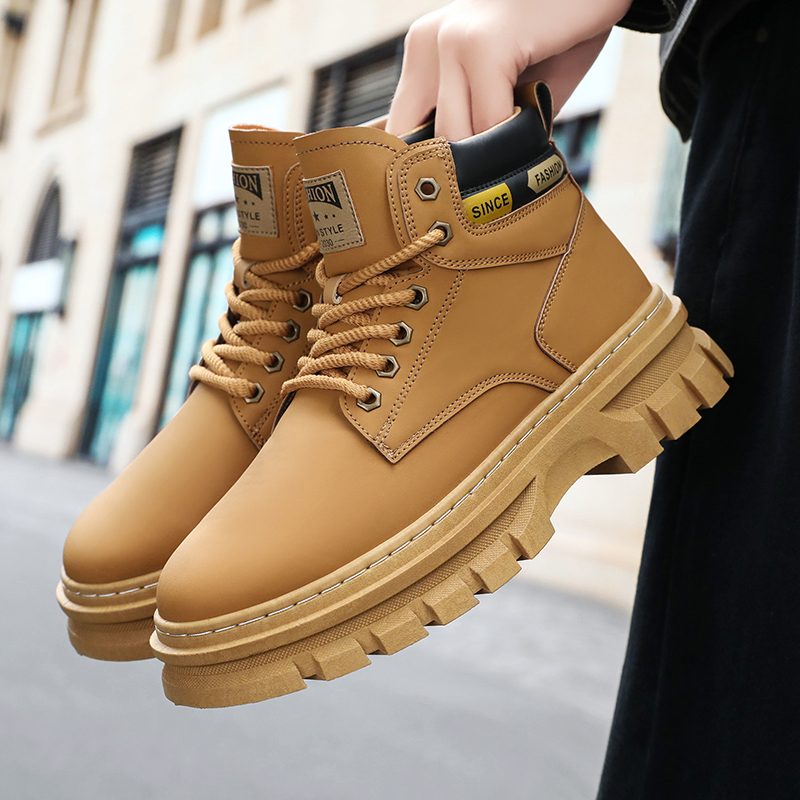 Men'S Shoes Hey Dude - Stivali da Uomo in Pelle alla