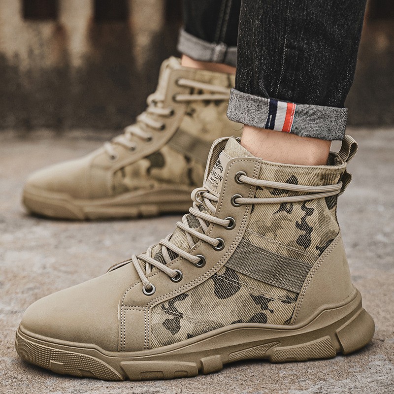 Men'S Shoes Hoka Sale - Stivali militari da uomo, modello autunnale,
