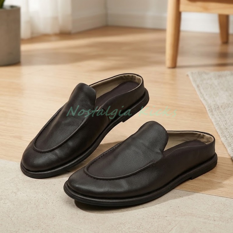 Men'S Shoes Smart - Mules in pelle da uomo, mocassini