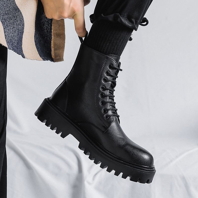 Stivali Alti in Pelle da Uomo, - Men'S Shoes Increase Height recensione e prezzo