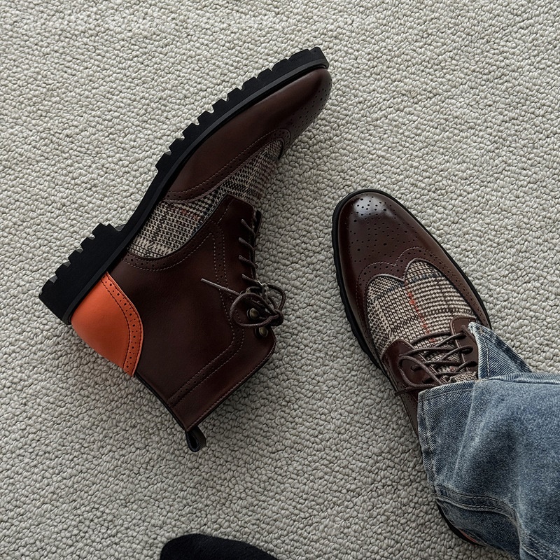 Stivaletti da uomo in tweed a  - Men'S Shoes Smart recensione e prezzo