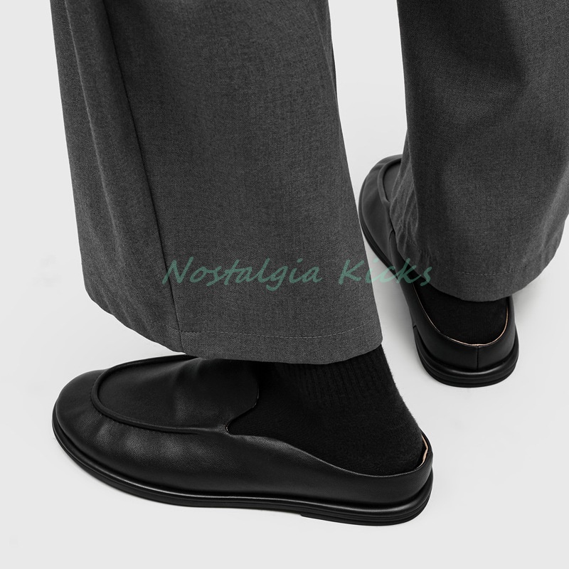 Mules in pelle da uomo, mocass - Men'S Shoes Smart recensione e prezzo