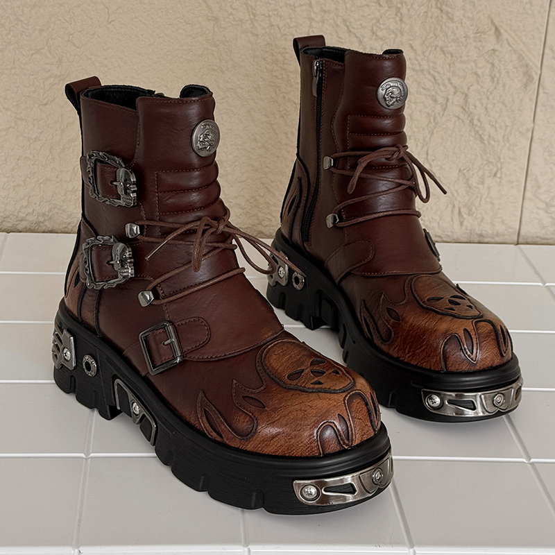 Stivali da Moto da Uomo con Ri - Men'S Shoes Increase Height recensione e prezzo